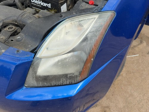 10-12 Nissan Sentra Driver Left Head Light Oem Front Lamp 2.0L Smoked Surround