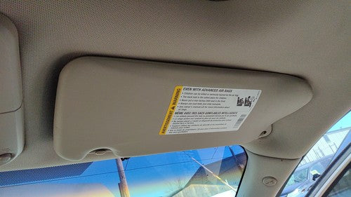 2003-2007 Cadillac Cts Passenger Right Sun Visor Oem Neutral 702 88952122