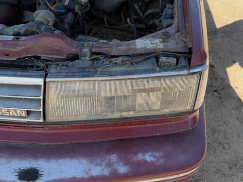 1987-1988 Nissan Maxima Driver Left Head Light Oem Front Lamp Chrome B606038E60