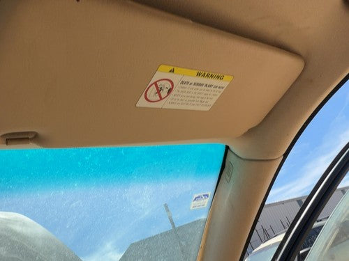 2001-2003 Bmw 530I Passenger Right Sun Visor Oem Tan 51168242558