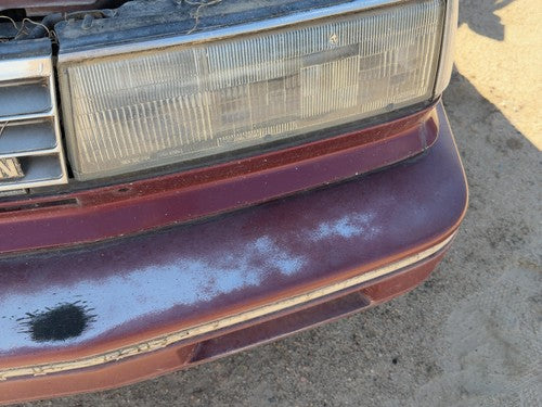 1987-1988 Nissan Maxima Trim Strip Below Front Grille Assembly Oem Gxe Red