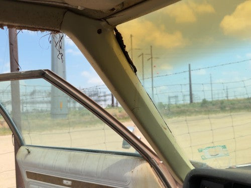 1974 Chevy Impala Driver Left A Pillar Trim Windshield Post Panel Oem
