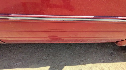 04-07 Town Country Passenger Right Front Moulding From Door Trim Strip Red Prh