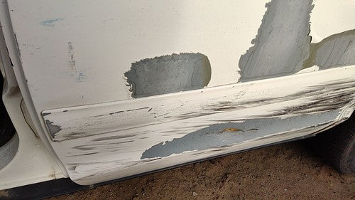 98-08 Ford Crown Vic Driver Left Rear Moulding From Door Back Trim Strip White