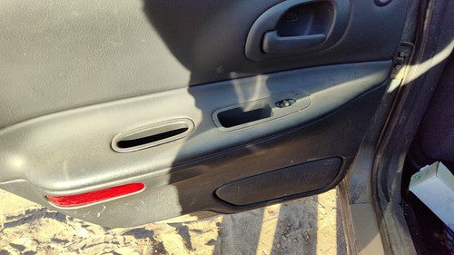 02-03 Dodge Intrepid Driver Left Rear Door Trim Panel With Switches Back Black