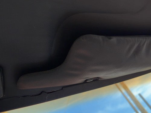 1987-1988 Toyota FX Passenger Right Sun Visor OEM Gray