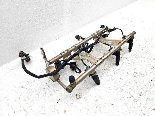 05-09 Chevy Equinox Complete Fuel Rail With Injectors Set With Harness Oem 3.4L