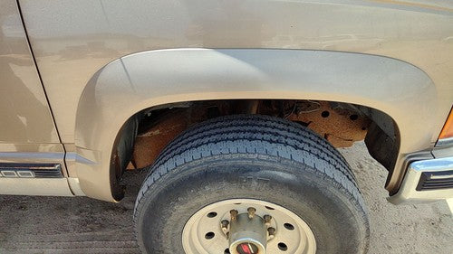 95-00 Silverado 2500 Passenger Right Front Wheel Flare Moulding Fender Gold 55U