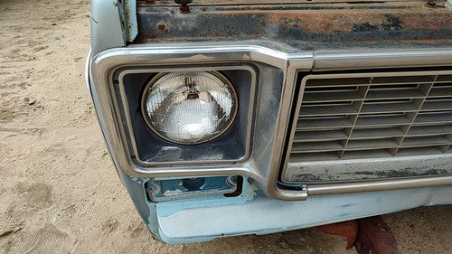 73-78 Chevy C10 Passenger Right Headlight Trim Surround Panel Oem Door 376628