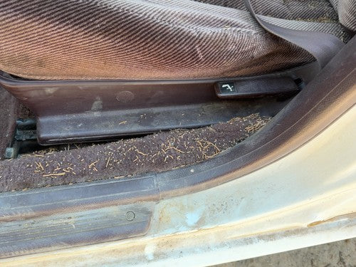 1988-1989 Honda Accord Lx Driver Left Side Seat Trim Panel Oem Maroon