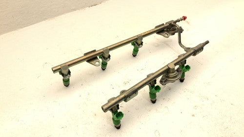 2013-16 Nissan Pathfinder Complete Fuel Rail With Injectors Set Loaded Oem 3.5L