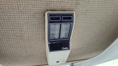 1980 Cadillac Deville Center Overhead Console Oem Dome Light Map Lamp Cubby