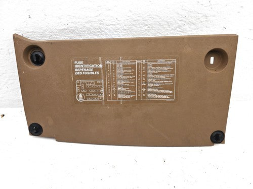 1987-1991 Ford F150 Lower Dash Under Column Knee Bolster Trim Panel Oem Brown