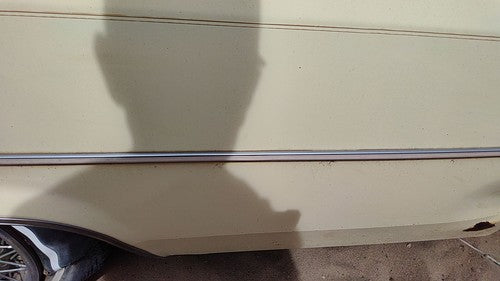 1980-1984 Cadillac Deville Driver Left Chrome Trim Rear Back Strip Oem