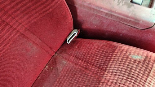 1990 Ford Bronco 2 Passenger Right Front Seat Belt Buckle Receiver Oem Red