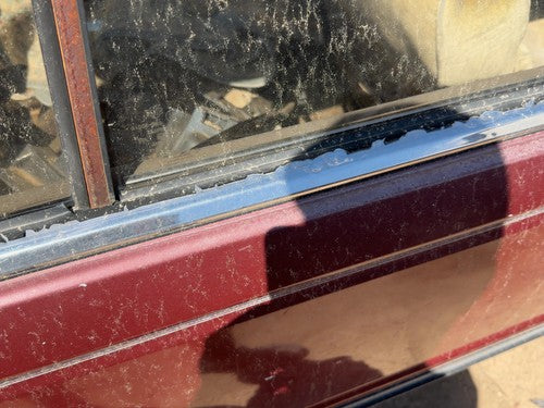 85-88 Nissan Maxima Passenger Right Rear Moulding From Door Oem Back 4Dr Sedan