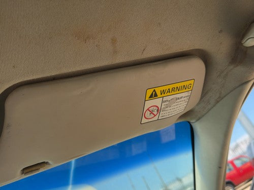2000 Mazda Protege Dx Passenger Right Sun Visor Oem Brown Bj0W69270C63