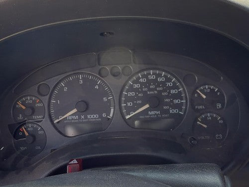 01-05 Chevy S10 Blazer Speedometer Cluster Instrument Gauges Panel 4.3L 15105618