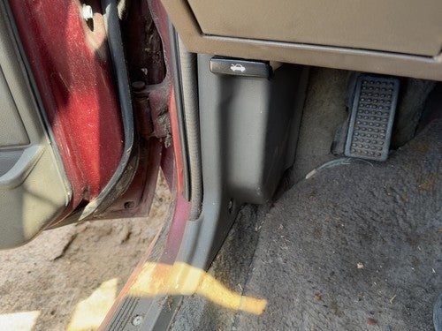 1985-1988 Nissan Maxima Driver Left Lower Kick Trim Panel Oem Gray
