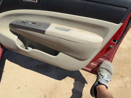 06-09 Prius Passenger Right Front Door Trim Panel With Switches Black Cloth Bisq