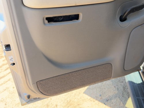 00-06 Suburban 1500 Driver Left Rear Door Trim Panel With Switches Back Gray 92I