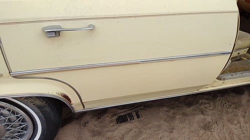 80 Cadillac Deville Passenger Right Rear Moulding From Door Oem Back Trim Strip