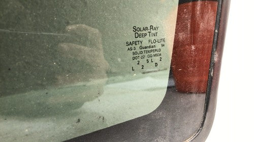 1992-1999 Chevy Suburban Passenger Right Rear Quarter Glass Back Side Window Oem
