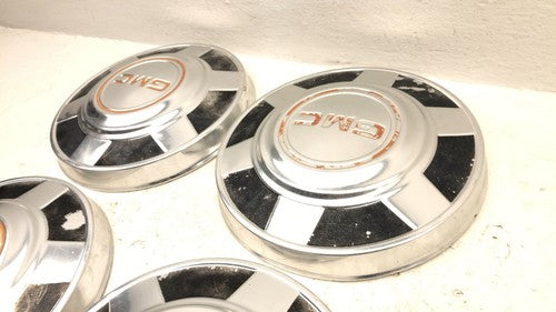 1976-1991 Gmc Sierra C3500 Hub Cap Wheel Cover Set Of 4 Oem 00349094