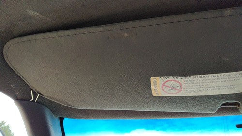 1998-2003 S10 Pickup Driver Left Sun Visor Oem Gray 12D