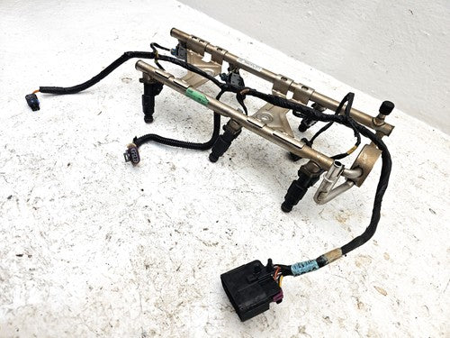 05-09 Chevy Equinox Complete Fuel Rail With Injectors Set With Harness Oem 3.4L