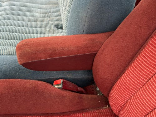 1993 Chevy Silverado 1500 Driver Left Front Arm Rest Side Seat Oem Red