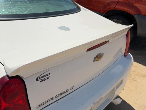 06-07 Monte Carlo Rear Spoiler Wing From 8/29/05 Horizontal Surface White 40U