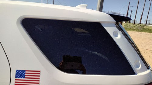 11-19 Police Interceptor Driver Left Rear Quarter Glass Back Side Window