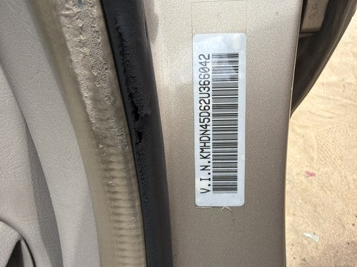 2001-2003 Hyundai Elantra Wheel Cover 6 Spoke 529602D100