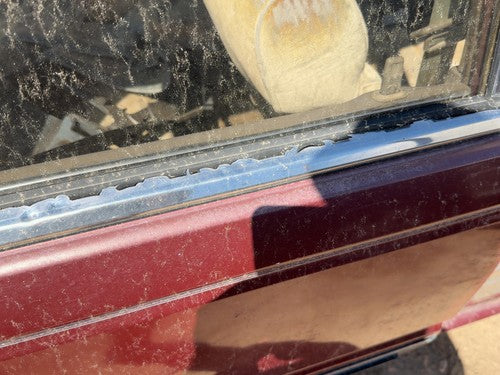 85-88 Nissan Maxima Passenger Right Rear Moulding From Door Oem Back 4Dr Sedan