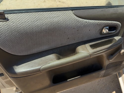 1999-2000 Mazda Protege Dx Driver Left Front Door Trim Panel Manual Brown