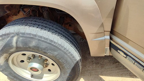 1995-00 Silverado 2500 Driver Left Front Wheel Flare Moulding Fender Gold 55U