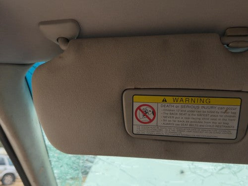 2000-2001 Infiniti I30 Driver Left Sun Visor Oem Homelink Illuminated Black