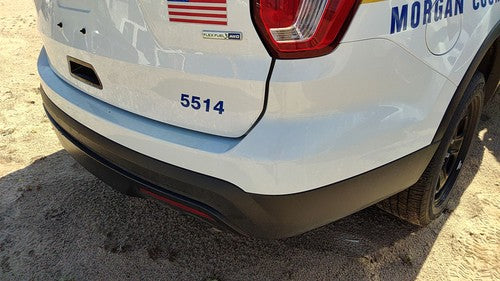 2016 17 Explorer Police Interceptor Rear Bumper Cover Assembly Oem Back White Yz