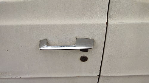 1974 Dodge Van B200 Driver Left Front Outside Door Handle Oem White