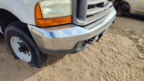 1999-2004 Ford F250 Super Duty Chrome Front Bumper With Brackets Assembly Oem