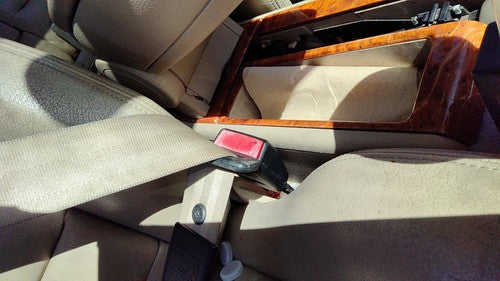 2000-2004 Audi A6 Passenger Right Front Seat Belt Buckle Receiver Oem Tan
