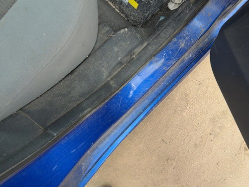 10-12 Sentra Passenger Right Rear Lower Sill Plate Step Trim Panel Oem Charcoal