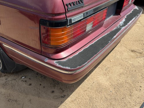 1987-1988 Nissan Maxima Rear Bumper Cover Assembly Oem Back Red 8502232E25