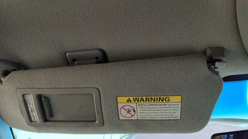 1997-1999 Ford Expedition Driver Left Sun Visor Oem Gray F2