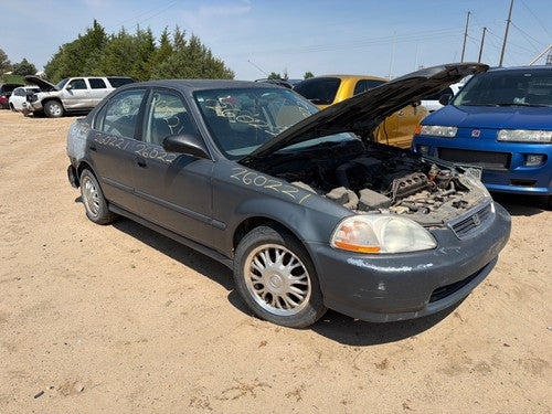 1996-1998 Honda Civic Trim Bezel Around Radio Surround Dash Panel Oem Gray F