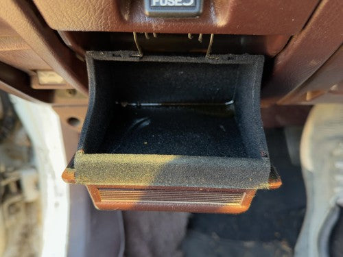 1986-1989 Honda Accord LX Sedan Fuse Cover with Cubby Dash Mauve Red OEM