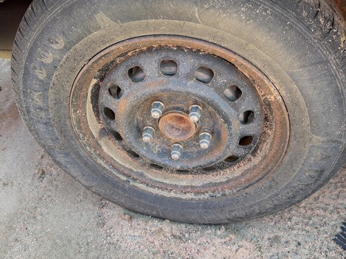 1983-1996 Buick Century 14" Steel Wheel Oem Factory 14 Hole Rim 09592058