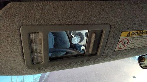 1997-1999 Ford Expedition Driver Left Sun Visor Oem Gray F2
