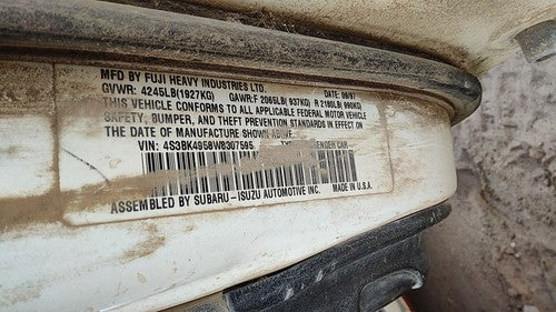 1995-1999 Subaru Legacy Rhd Postal Alternator 2.2L 23700Aa34Ara